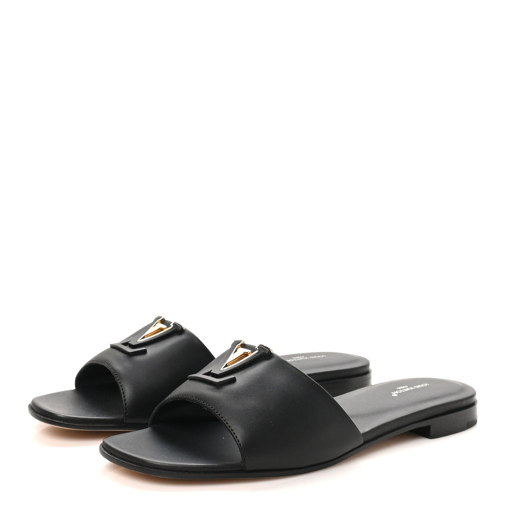 Louis Vuitton - Calfskin LV Mare Flat Mule