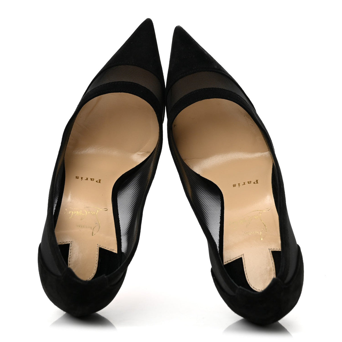 Christian Louboutin - Veau Velours Rete Galativi 100 Pumps
