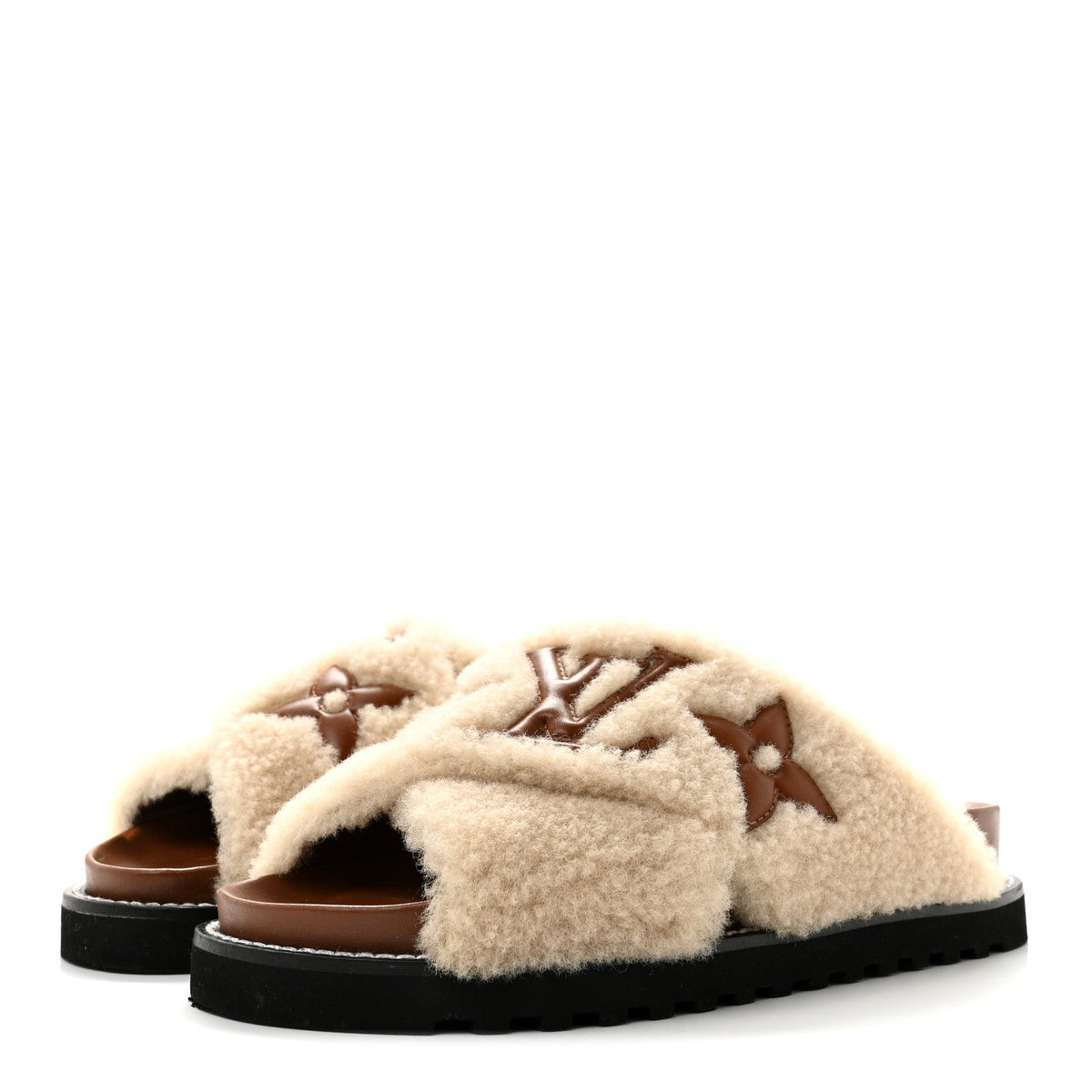Louis Vuitton - Shearling Paseo Flat Comfort Mule