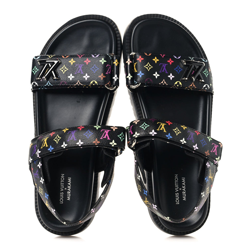 Louis Vuitton - LV X TM Monogram Multicolor Sunset Flat Sandals