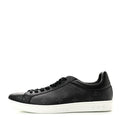 Louis Vuitton - Calfskin Monogram Eclipse Luxembourg Sneakers 10 Black