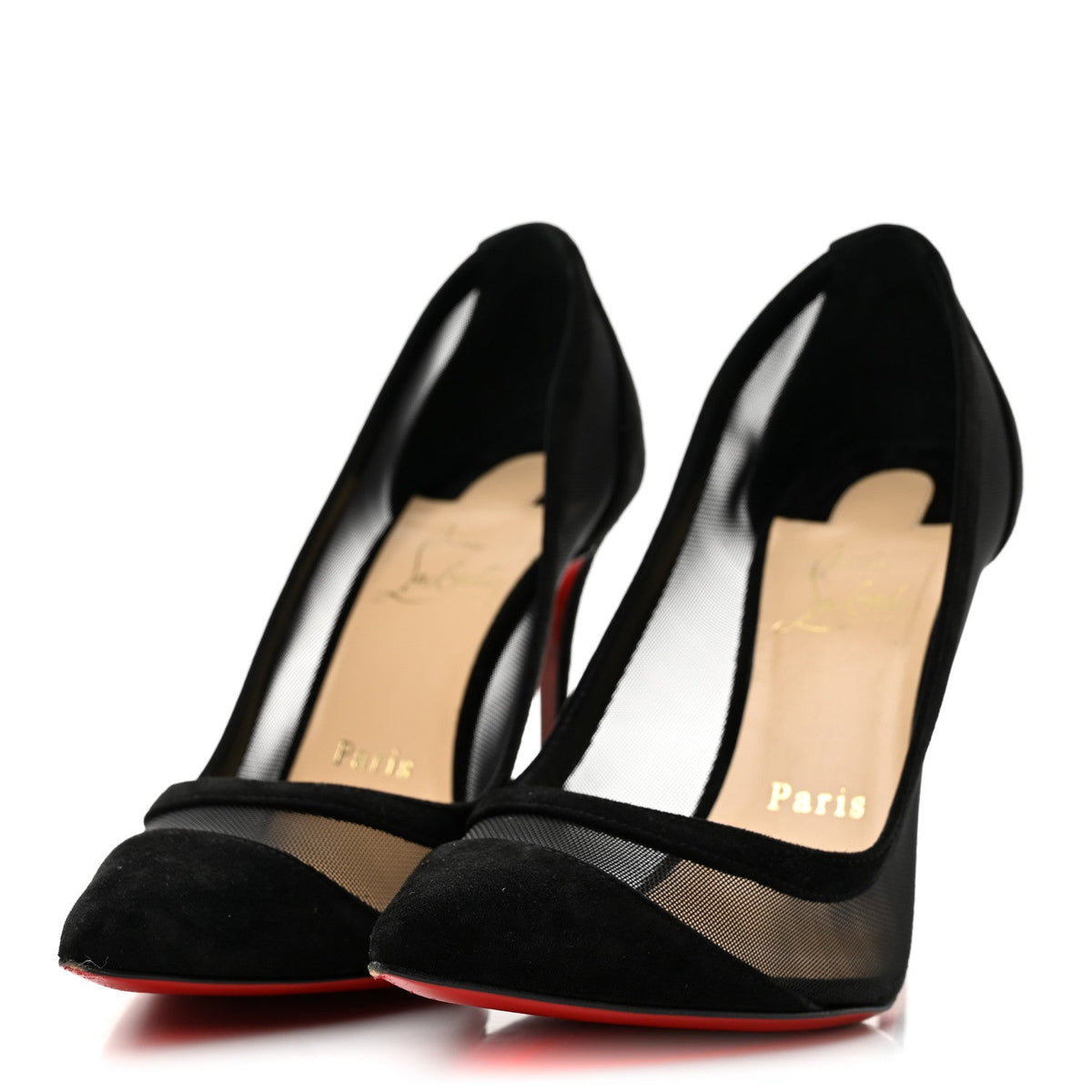 Christian Louboutin - Veau Velours Rete Galativi 100 Pumps