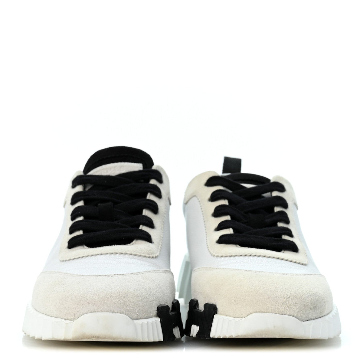 Hermès - Calfskin Suede Goatskin Bouncing Sneakers